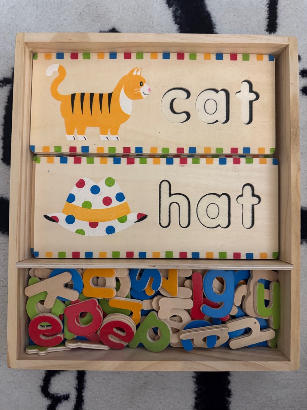 Wooden Alphabet Puzzle Set for Kids